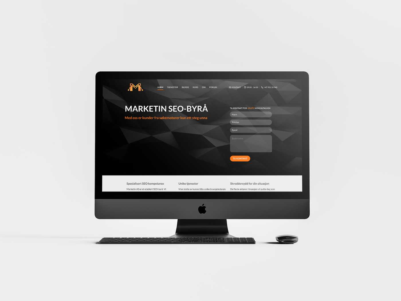 Website Design for Marketing Agency